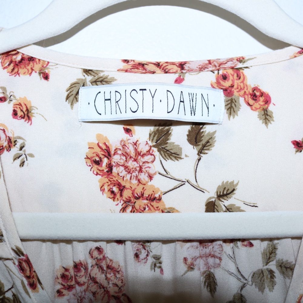 CHRISTY DAWN The Dawn Dress Floral Cream - Picture 7 of 16